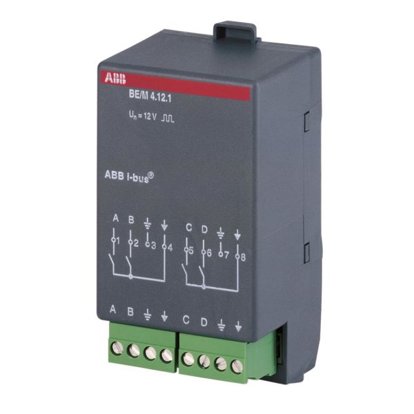 ABB 2CDG110007R0011 Binäärivastaanotin 4 kanavaa KNX 12 V, sykkivä, potentiaalivapaa