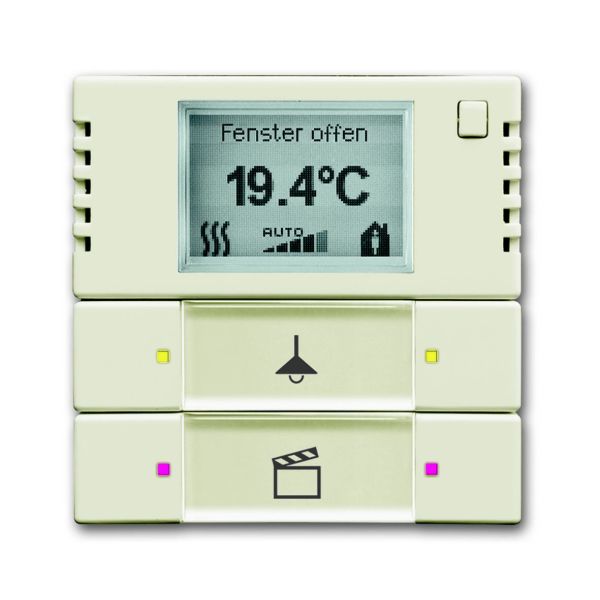 ABB 6134-0-0340 Termostaattinäyttö 2-napainen Alpine White