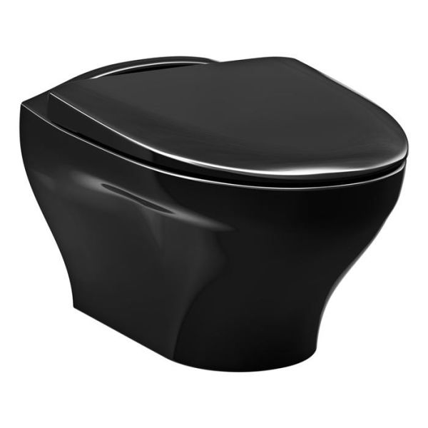 Gustavsberg Estetic 8330 WC-istuin musta