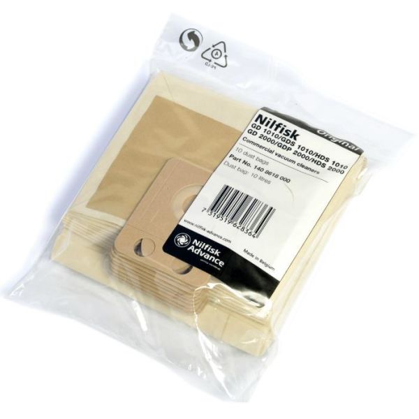 Nilfisk 1408618000 Pölynimuripussi 10 kpl:n pakkaus