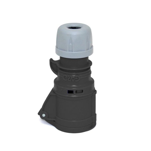 Garo S 416-5 Q Jatkopistorasiat IP44, 5-napainen, 16A, Quick Musta, 5 h