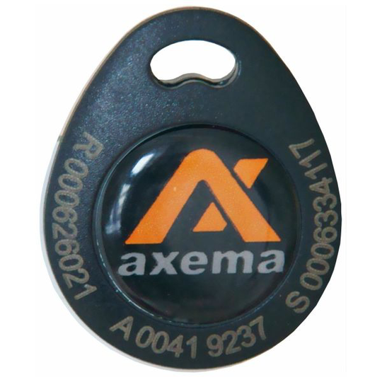 Axema PR-4 Avaimenperä musta, laserkaiverrettu ID-koodi