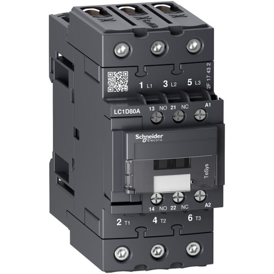 Schneider Electric LC1D80AP7 Kontaktori 80 A, 37 kW, 230 V, AC