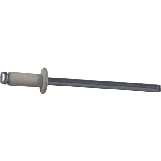 ESSVE 65569 Vetoniitit Ø3,2 mm, teräs/teräs, valkoinen, avoin 3,2 x 8 mm, 825 kpl