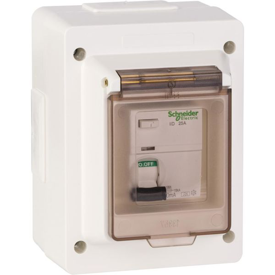 Schneider Electric Aqua-Stark Vikavirtasuoja 2-napainen, 25A, 30mA