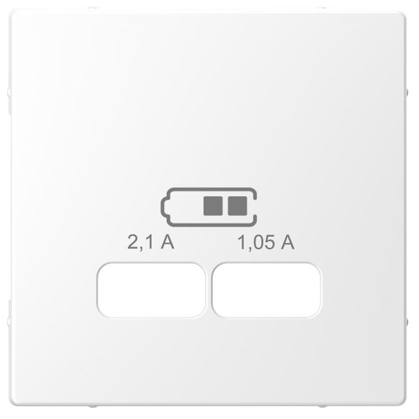 Schneider Electric MTN4367-6035 Keskiölevy 2xUSB valkoinen