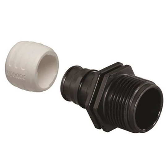 Uponor 1880241 Liitin 25 mm x G3/4, ulkokierre
