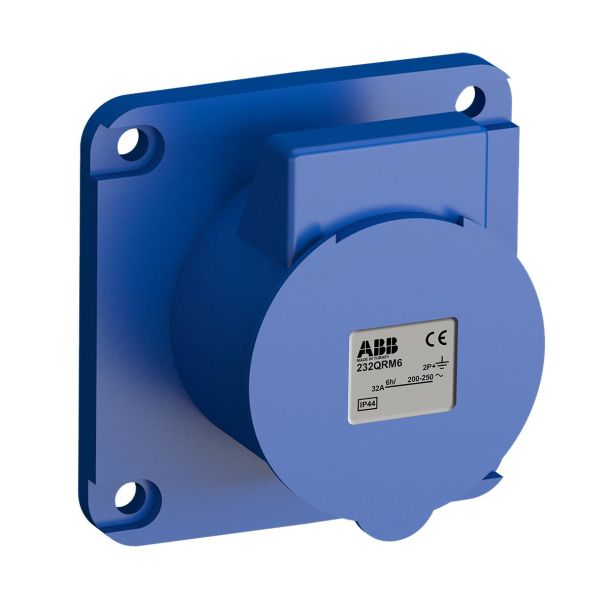 ABB 2CMA102347R1000 Paneelin ulostulo pikaliitettävä, tärinänkestävä Suora, 3-napainen, 32 A, 56x56 mm