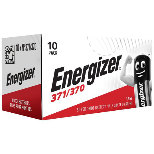 Energizer Silveroxid Nappiparisto 371/370, 1,55 V, rannekellolle