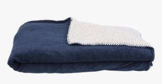 Teddy torkkupeitto mariininsininen
