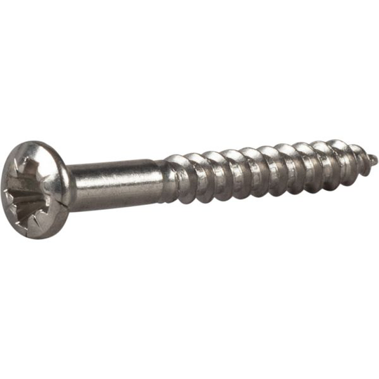 ESSVE 525216 Puuruuvi TKFX, messinki, nikkelöity 3,5 x 30 mm, 10 kpl