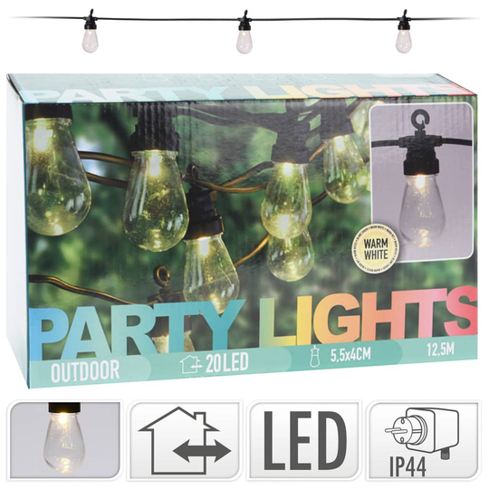 ProGarden LED-juhlavalaistussarja 20 lamppua 12 V