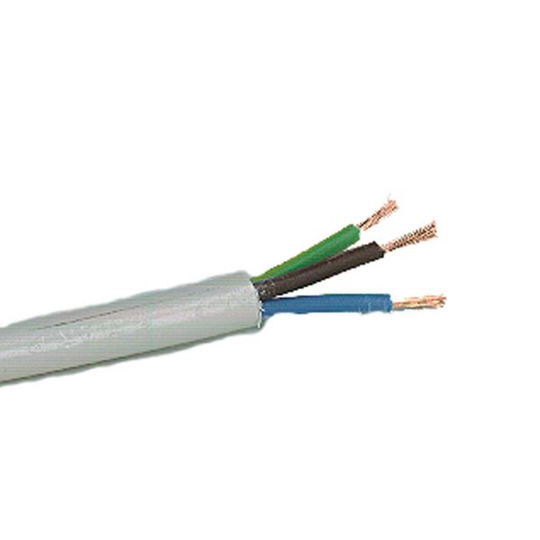 Nexans RQQ Liitäntäkaapeli H05Z1Z1-F, 300/500 V 3G0,75 mm²