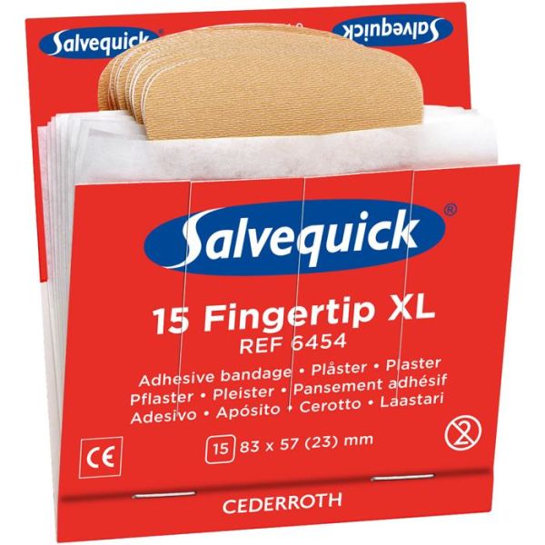 Salvequick 6454 Sormenpäälaastari XL 6x15st