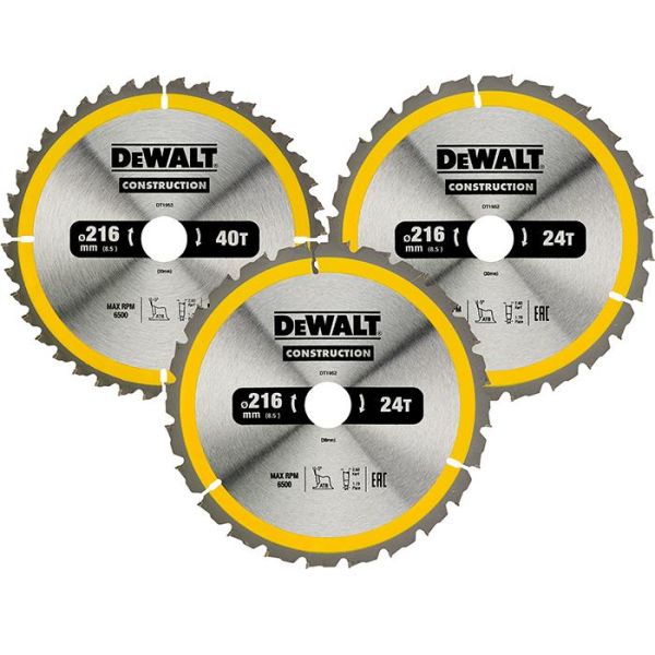 Dewalt DT1962-QZ Sahanteräpakkaus 3 kpl:n pakkaus