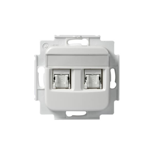 ABB FOT6208 Modulaarinen pistorasia 2 x RJ45, täydellinen