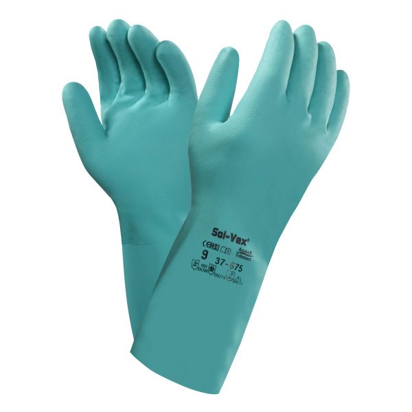 Ansell Solvex Plus 37-675 Käsineet Kemikaalisuojaus, nitriili Koko 8