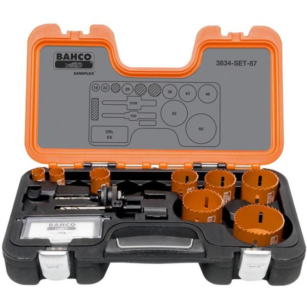 Bahco 3834-SET-87 Reikäsahasarja