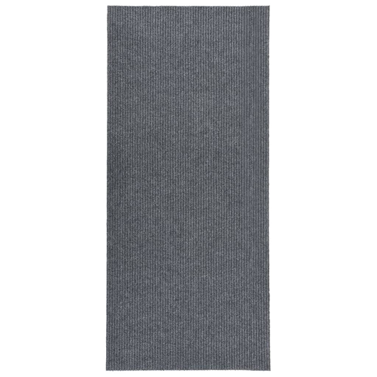 vidaXL Käytävän kuramatto 100x250 cm harmaa