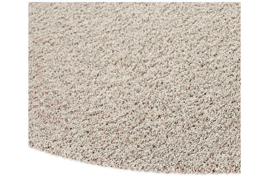 Narma pitkäkarvainen matto Spice beige pyöreä Ø 133 cm
