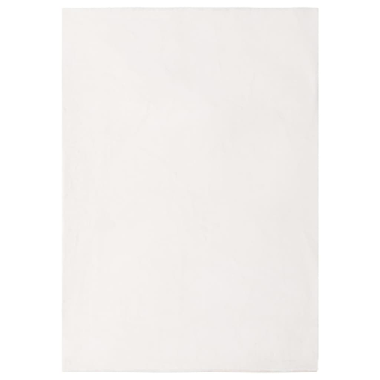 vidaXL Matto jäniksen tekoturkis 180x270 cm kerma