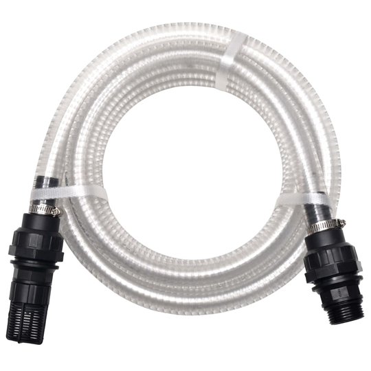 vidaXL Imuletku ja liittimet 4 m 22 mm valkoinen