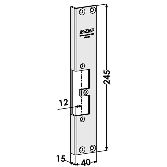 STEP ST9518H Tolppa mallille STEP 92 Preload ja Release 12 mm, oikea