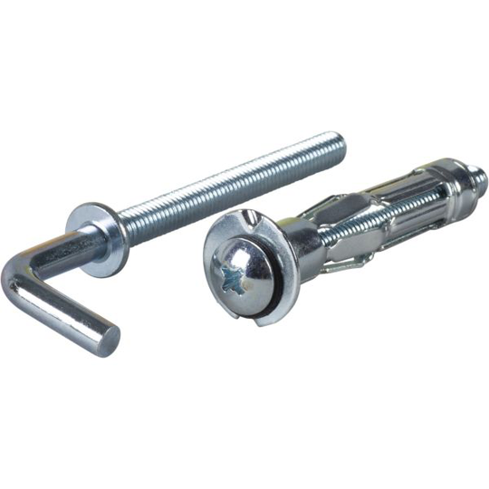 ESSVE SAM 6 Metalliankkuri Ø6 mm, PH2, yksinkertainen, 2 kpl Sisältää kulman
