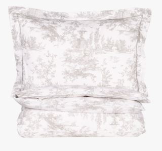 Toile de jouy pussilakanasetti percalea oliivinvihreä