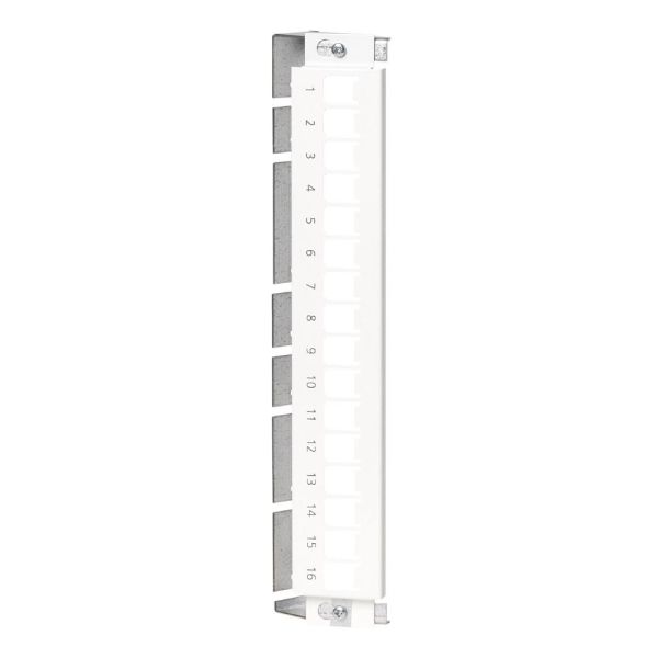 Schneider Electric 518534744 Patch-paneeli RJ45, valkoinen 16 liitintä