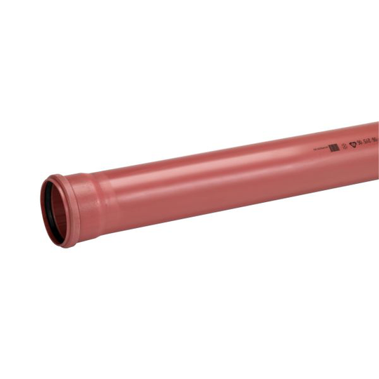 Uponor 3002012141 Maaviemäriputki PVC, 110 mm 1 metriä