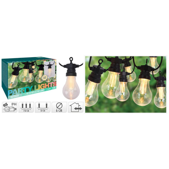 ProGarden Puutarhan LED-valaisin 10 lamppua 3,2 V