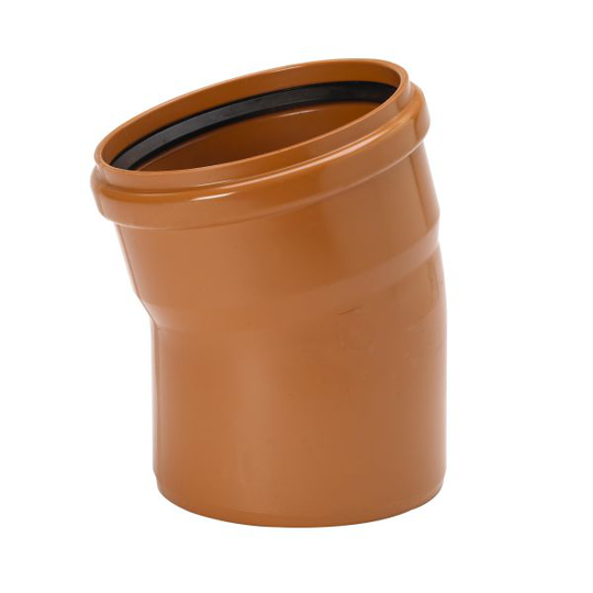 Uponor 3002071081 Mutka 15°, PVC, 110 mm