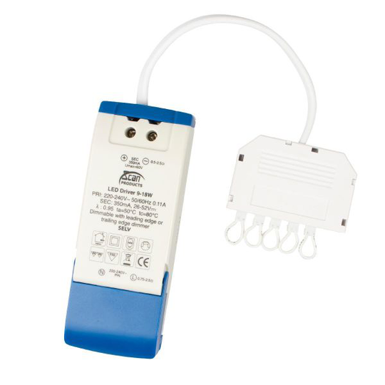 Scan Products 7981505 Toimilaite IP21 9–18 W, 26–52 V