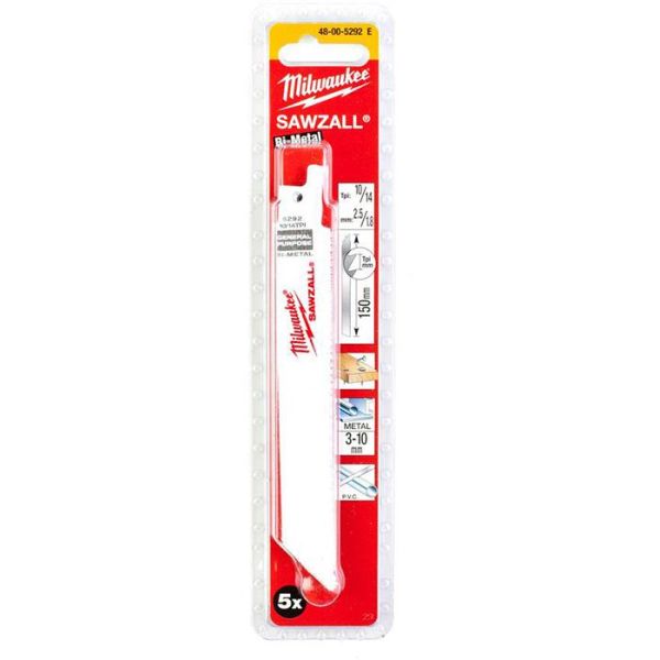 Milwaukee 48005292 Puukkosahanterä 5 kpl:n pakkaus