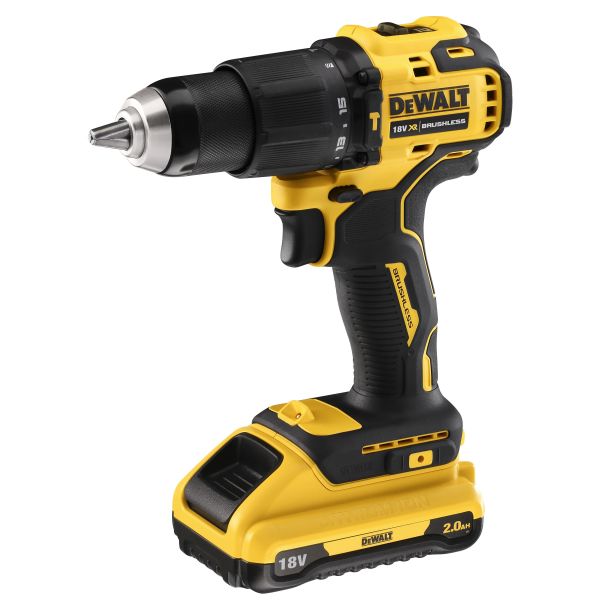 Dewalt DCD709D2T Iskevä ruuvinväännin sis. akut ja laturin