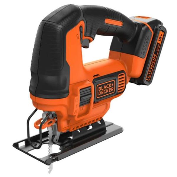 Black & Decker BDCJS18-QW Pistosaha sis. akun ja laturin