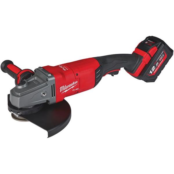 Milwaukee M18 FLAG230XPDB-121C Kulmahiomakone sis. 12,0 Ah:n akun ja laturin