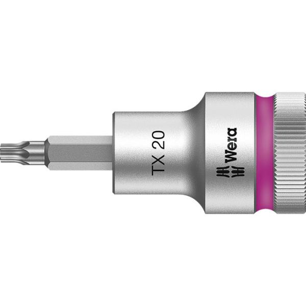 Wera 8767 C HF Torx-hylsy 1/2" TX 20, 60 mm pitkä