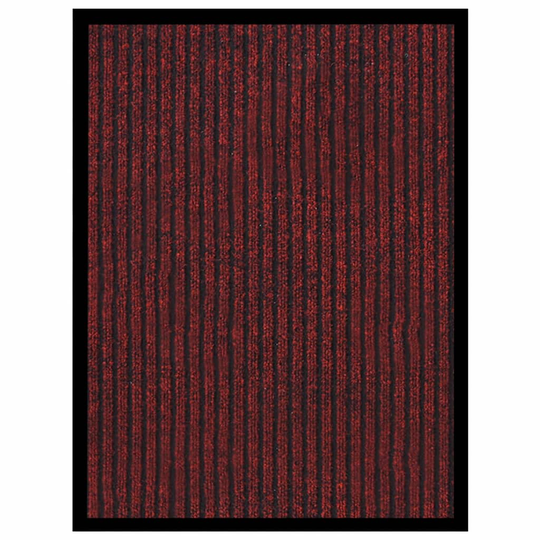 vidaXL Ovimatto raidallinen punainen 40x60 cm