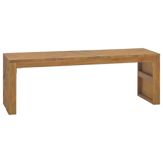 vidaXL TV-taso 110x60x38 cm täysi tiikki