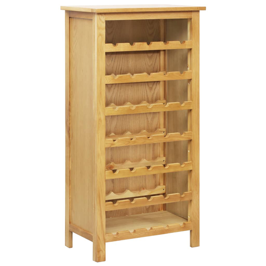vidaXL Viinikaappi 56x32x110 cm täystammi