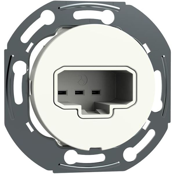 Schneider Electric Renova WDE005018 Valaisimen liitin DCL, seinäasennukseen, upotettu valkoinen