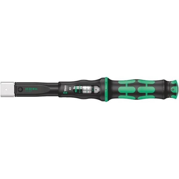 Wera Click-Torque X 2 Momenttiavain vaihtopäille, 9x12 mm 10-50 Nm
