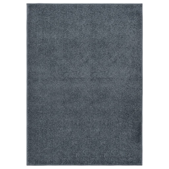 vidaXL Lyhytnukkainen matto 120x170 cm antrasiitti