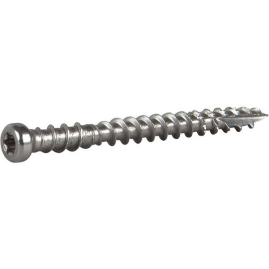 ESSVE 505742 Lattia-/listaruuvi Ø3,9 mm, ruostumaton teräs, TX10 42 mm, 250 kpl