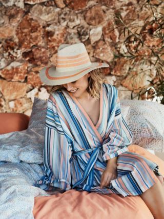 Camelia kimono koralli