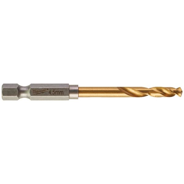 Milwaukee 4932478175 Metalliporanterä 1/4"-kuusiokiinnitys 2,5 x 62 mm, 10 kpl