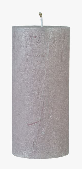 Rustic metallic pöytäkynttilä vaaleanliila