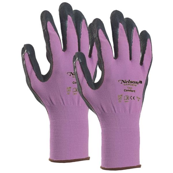 Nelson Garden Comfort Käsineet Violetti 6
